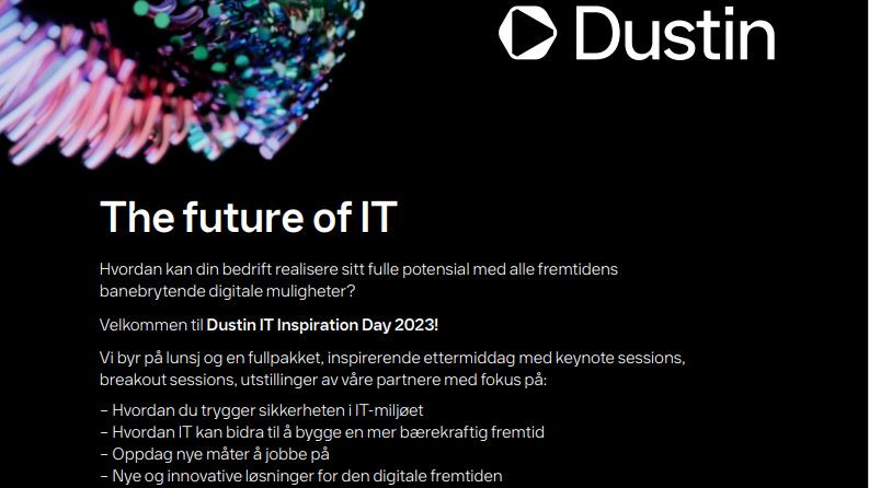 Velkommen til Dustin IT Inspiration Day 2023!